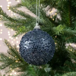 KAEMINGK Palline Di Natale-Confezione di 12 palline di Natale (Ø80 mm) strass pailletés