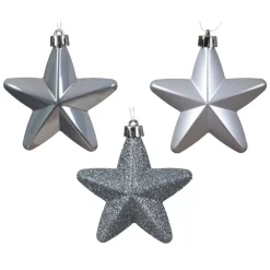 KAEMINGK Addobbi Natalizi-Confezione di 6 stelle di Natale da appendere Alpine