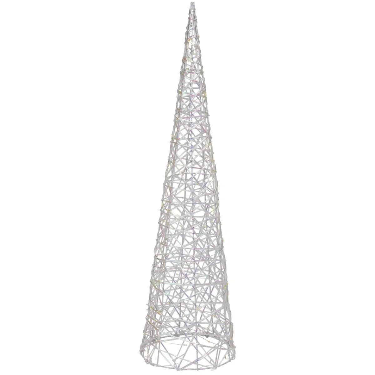 KOOPMAN Oggetti Decorativi E Illuminati|Decorazioni E Oggetti Natalizi-Cono luminoso a batteria 30 micro LED (H60 cm) Scintille