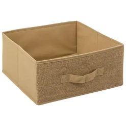 ATMOSPHERA Cesti E Scatole Portaoggetti-Contenitore juta (31 x 31 x 15 cm) Naro