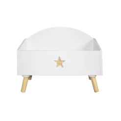EMINZA Mobili Bambini-Contenitore porta giocattoli bambino legno (H44 cm) Stars