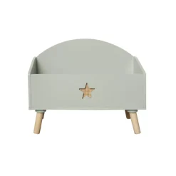EMINZA Mobili Bambini-Contenitore porta giocattoli bambino legno (H44 cm) Stars