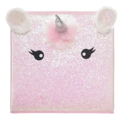 ATMOSPHERA Oggetti Decorativi Bambini-Contenitore portaoggetti bambini (29 x 29 cm) Unicorno