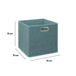 5 Five Simply Smart Cesti E Scatole Portaoggetti-Contenitore (31 x 31 cm) Helena Blu perolio