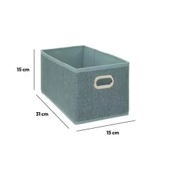 5 Five Simply Smart Cesti E Scatole Portaoggetti-Contenitore (15 x 31 cm) Helena Blu perolio