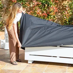 Copertura impermeabile per salotto da giardino (250 x 250 cm) Grigio