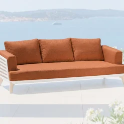 Copricuscini di ricambio per Divano 3 posti Monte Carlo Terracotta
