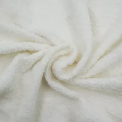Copridivano effetto bouclé (225 x 245 cm) Laina Ecru
