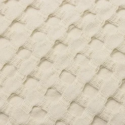 Copriletto cotone nido d'ape (180 x 220 cm) Maya Beige pampa