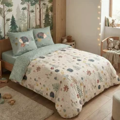 Copripiumino e due federe bambino cotone (240 cm) Polisson Multicolore