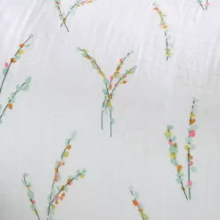 Copripiumino e due federe in doppia garza di cotone (240 x 220 cm) Fleolia Multicolore