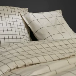Copripiumino e una federa cotone (140 x 200 cm) Carrie Beige