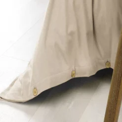 Copripiumino flanella di cotone (280 x 240 cm) Nina Beige