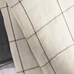 Copripiumino garza di cotone (260 x 240 cm) Gaïa Match Beige pampa
