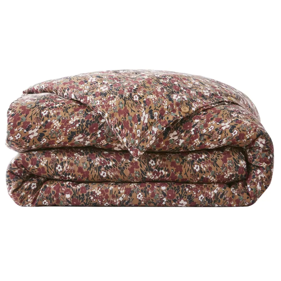 Copripiumino garza di cotone (260 cm) Constance Camel