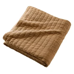 Copripiumino in cotone trapuntato (220 x 240 cm) Lena Camel