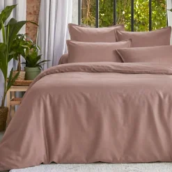 Copripiumino in lyocell Tencel™ lavato (200 x 200 cm) Olivia Rosa blush