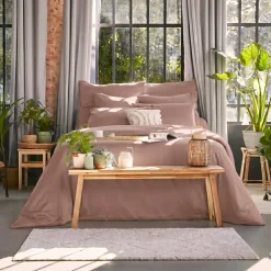 Copripiumino in lyocell Tencel™ lavato (200 x 200 cm) Olivia Rosa blush