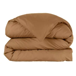 Copripiumino in percalle di cotone (240 x 220 cm) Cali Camel