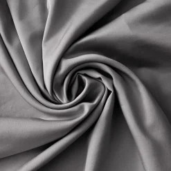Copripiumino in raso di bambù (140 x 200 cm) Sienna Grigio granito