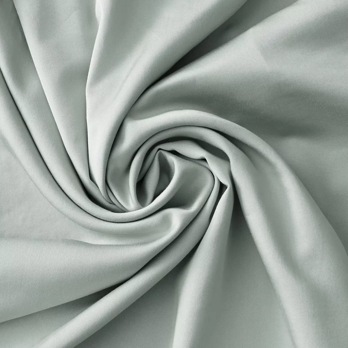 Copripiumino in raso di bambù (200 x 200 cm) Sienna Verde eucalipto