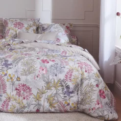Copripiumino in raso di cotone (280 x 240 cm) Anaïs Multicolore