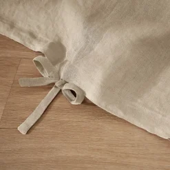 Copripiumino lino lavato (260 cm) Louise Beige