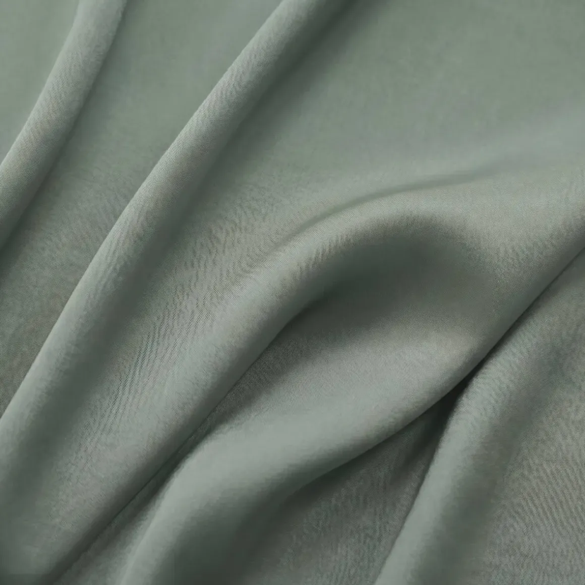 Copripiumino lyocell Tencel™ lavato (200 x 200 cm) Olivia Verde eucalipto