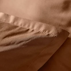 Copripiumino percalle di cotone (240 cm) Cali Marrone Cioccolato