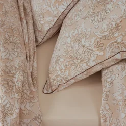 Copripiumino percalle di cotone (240 x 220 cm) Palazzo Beige