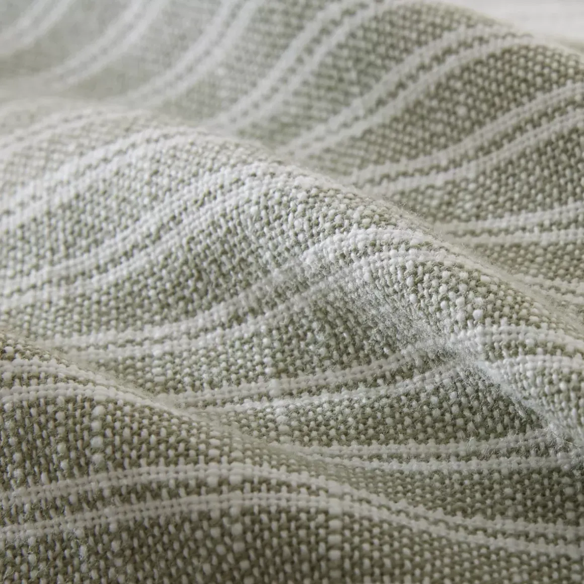 Copripiumino reversibile in cotone testurizzato e percale (240 x 220 cm) Alice Verde