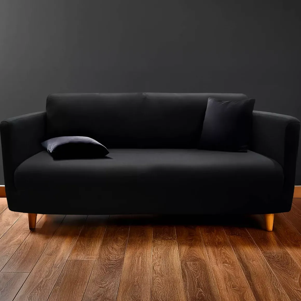 Coprisedia estensibile (225 x 245 cm) Mila Nero