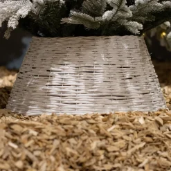 KAEMINGK Accessori Per Albero Di Natale-Coprivaso per albero di Natale in vimini (D70 cm) Salice intrecciato
