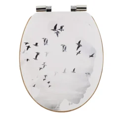 TENDANCE Accessori Water-Copriwater con freno di caduta 18 pollici MDF Envole