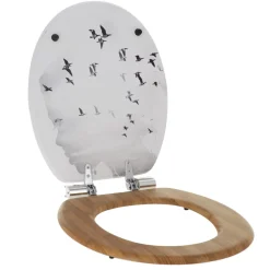 TENDANCE Accessori Water-Copriwater con freno di caduta 18 pollici MDF Envole