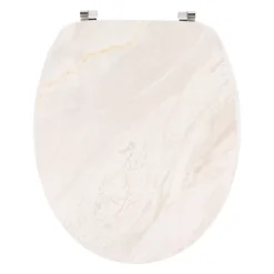 TENDANCE Accessori Water-Copriwater in legno effetto marmo 18 pollici Lina