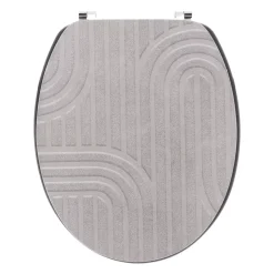 TENDANCE Accessori Water-Copriwater in legno 18 pollici Minimalist grigio