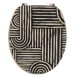 TENDANCE Accessori Water-Copriwater WC 18 pollici MDF Ethnic Vibes