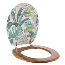 TENDANCE Accessori Water-Copriwater WC 18 pollici MDF Jardin d'hiver