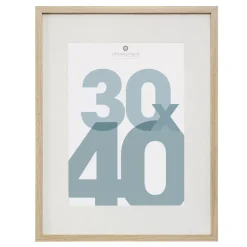 Atmosphera, cru017dateur d'intu017drieur Quadri & Decorazioni Murali-Cornice per foto in legno da parete (30 x 40 cm) Manu