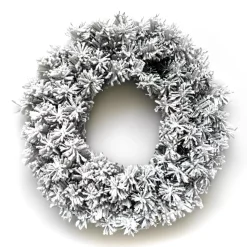 EMINZA Corona Di Natale-Corona di Natale (D40 cm) Royal Verde innevato