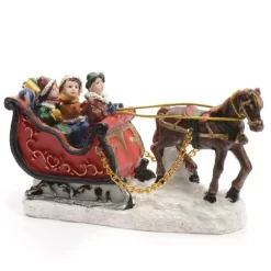 KAEMINGK Personaggi E Accessori Per Villaggio-Corsa a slitta per bambini