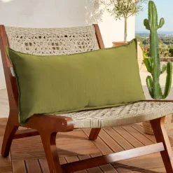 Cuscino da esterno rettangolare (35 x 70 cm) Sunset Verde oliva