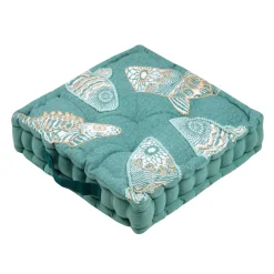 Cuscino da pavimento in cotone (45 x 45 cm) Barbados Verde celadon