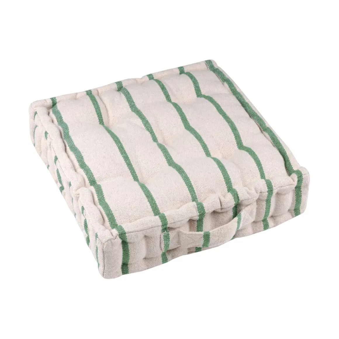 Cuscino da terra per esterni in tela di cotone quadrato (45 x 45 cm) Ocealys Verde