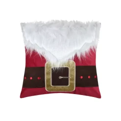 STOF Plaid E Cuscini Di Natale-Cuscino di Natale quadrato velluto (40 x 40 cm) Edgard Multicolore