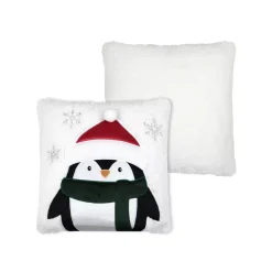 STOF Plaid E Cuscini Di Natale-Cuscino di Natale quadrato velluto (45 x 45 cm) Edgard