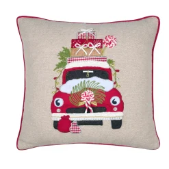 STOF Plaid E Cuscini Di Natale-Cuscino natalizio quadrato (45 x 45 cm) Gifted