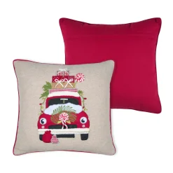 STOF Plaid E Cuscini Di Natale-Cuscino natalizio quadrato (45 x 45 cm) Gifted