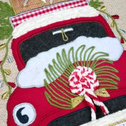 STOF Plaid E Cuscini Di Natale-Cuscino natalizio quadrato (45 x 45 cm) Gifted
